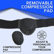 Load image into Gallery viewer, EverRelief Hernia Belts for Men, Left or Right Side Hernia Support Belt, Perfect for Pre or Post Surgery Relief, Adjustable Hernia Support for Men Inguinal or Groin Strain