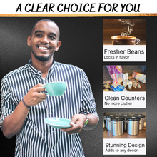 Load image into Gallery viewer, Sippin&#39;It Airtight Coffee beans storage container to filter out CO2 and keep beans fresh for up to 6 months