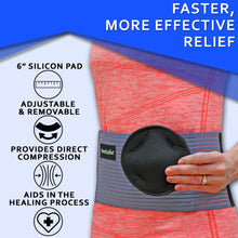 Load image into Gallery viewer, EverRelief Umbilical Hernia Belt for Men and Women -by EverRelief- Abdominal Binder Support for Hernia Pain and Weakened Abdomen