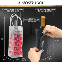Load image into Gallery viewer, Freezable Wine Chillers by Sippin&#39;It - 2 Piece Wine Party Pack - Wine Cooler Sleeve and Portable Wine Chiller Travel Bag - Keep Chilled Wine Cold - Reusable for Picnics, BBQ&#39;s, Camping or Boating.