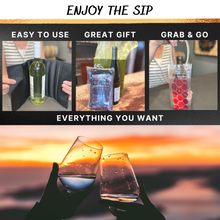 Load image into Gallery viewer, Freezable Wine Chillers by Sippin&#39;It - 2 Piece Wine Party Pack - Wine Cooler Sleeve and Portable Wine Chiller Travel Bag - Keep Chilled Wine Cold - Reusable for Picnics, BBQ&#39;s, Camping or Boating.